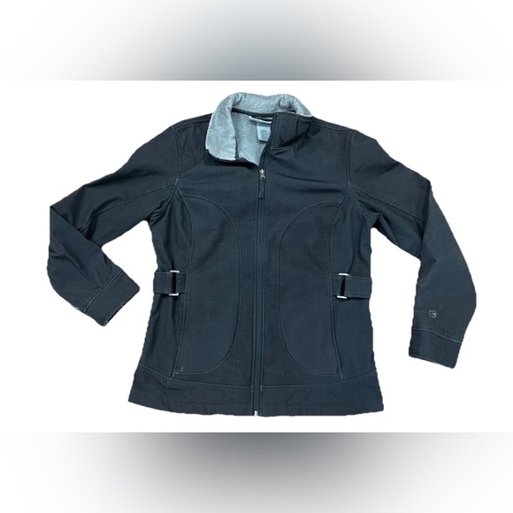Free Country Jackets & Blazers - Free Country Jacket Womens Medium Black Faux Fur Lined Full Zip Winter‎ Coat